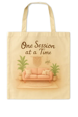 One Session At A Time - Tote Bag - Printed in the US