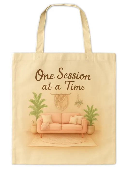 One Session At A Time - Tote Bag - Printed in the US