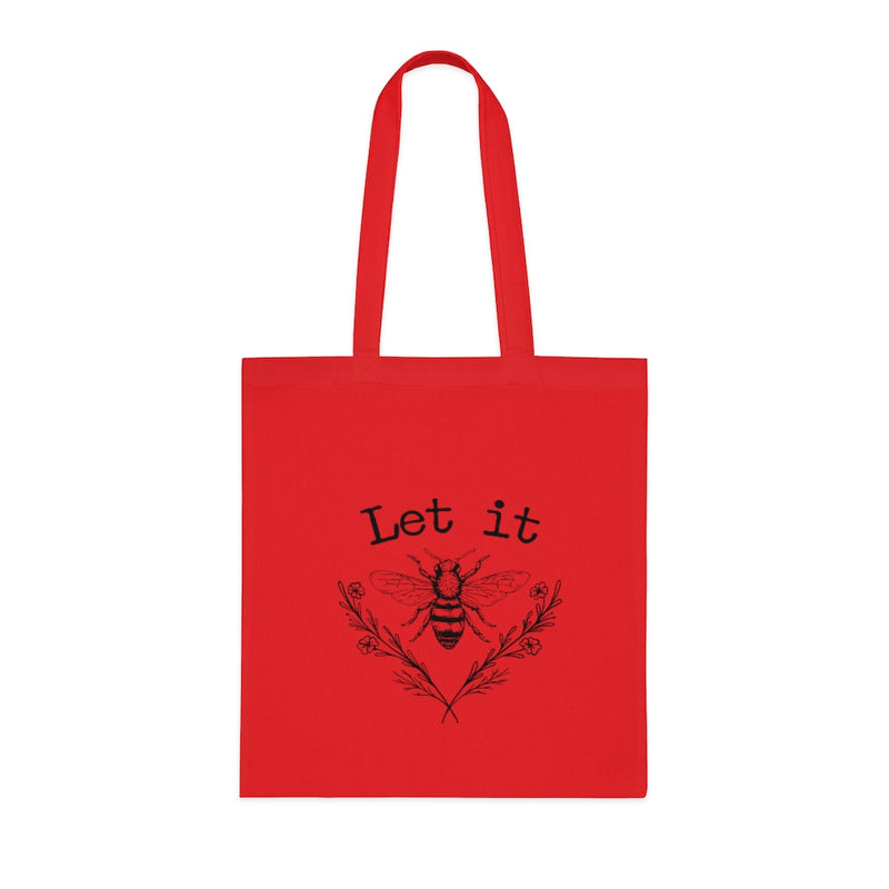 "Let It Be" Cotton Tote