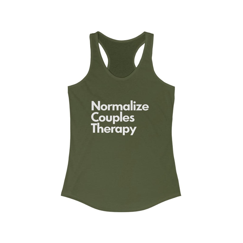 Normalize Couples Therapy Racerback Tank