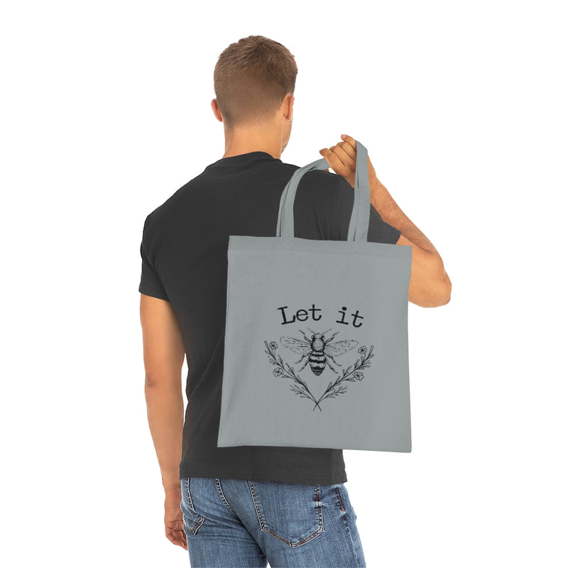 "Let It Be" Cotton Tote