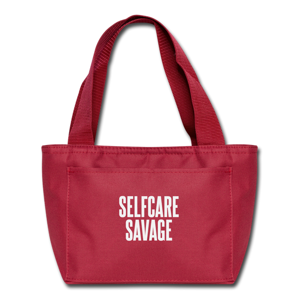 SelfCare Savage- Lunchbag - red