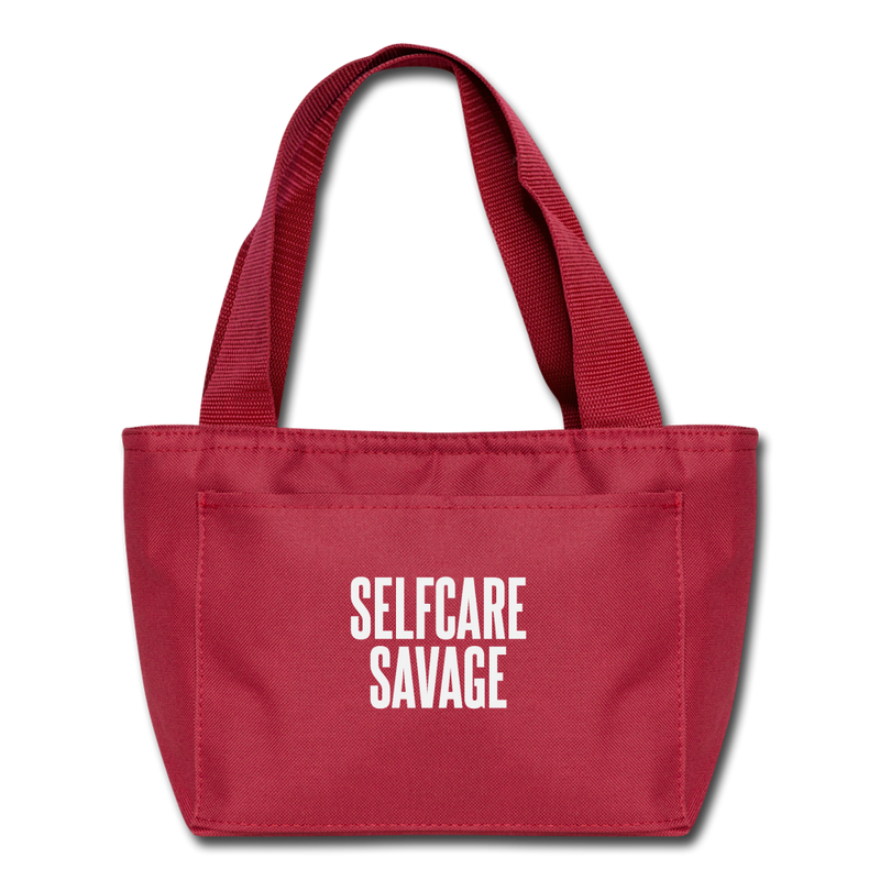SelfCare Savage- Lunchbag - red