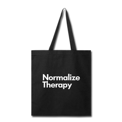 Normalize Therapy Tote Bag - black