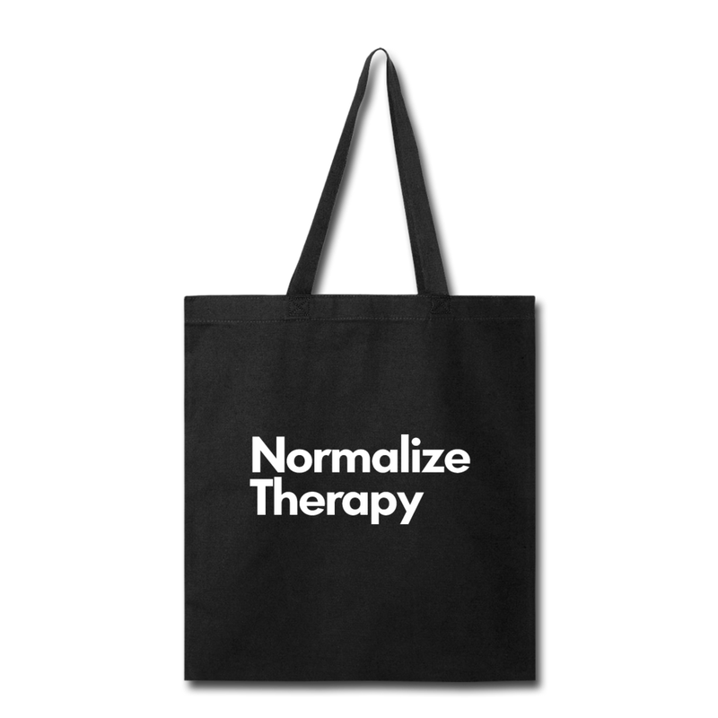 Normalize Therapy Tote Bag - black