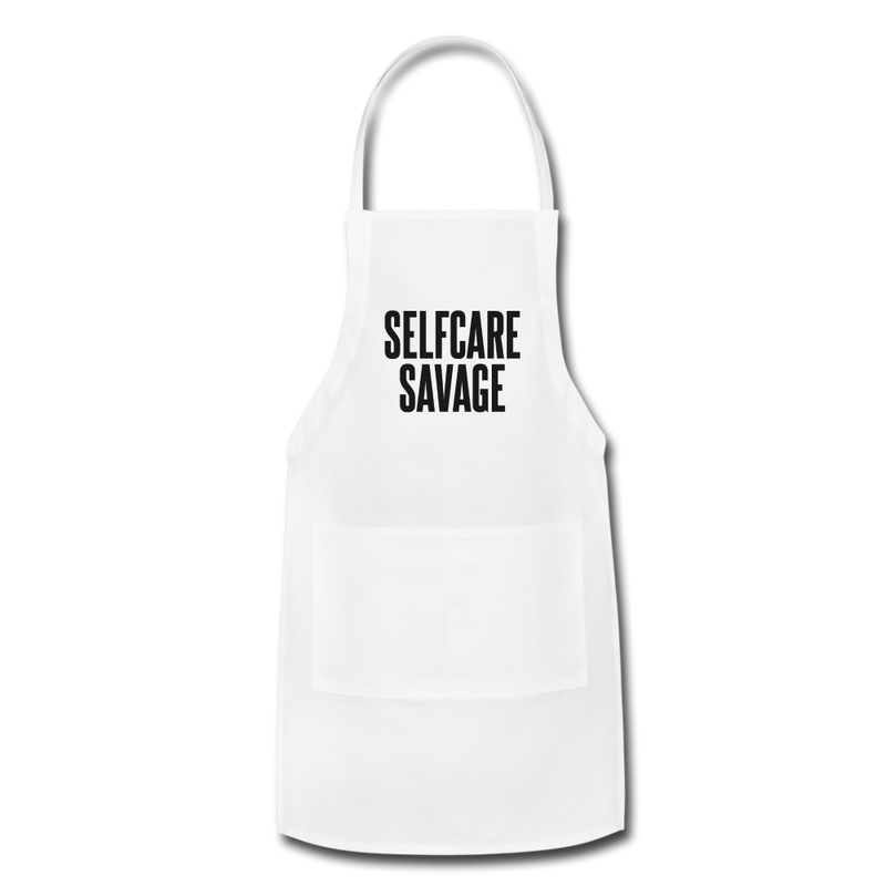 SelfCare Savage Apron - white