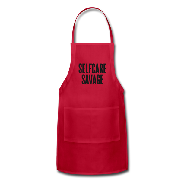 SelfCare Savage Apron - red