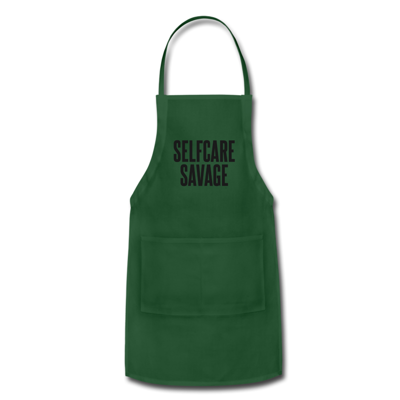 SelfCare Savage Apron - forest green
